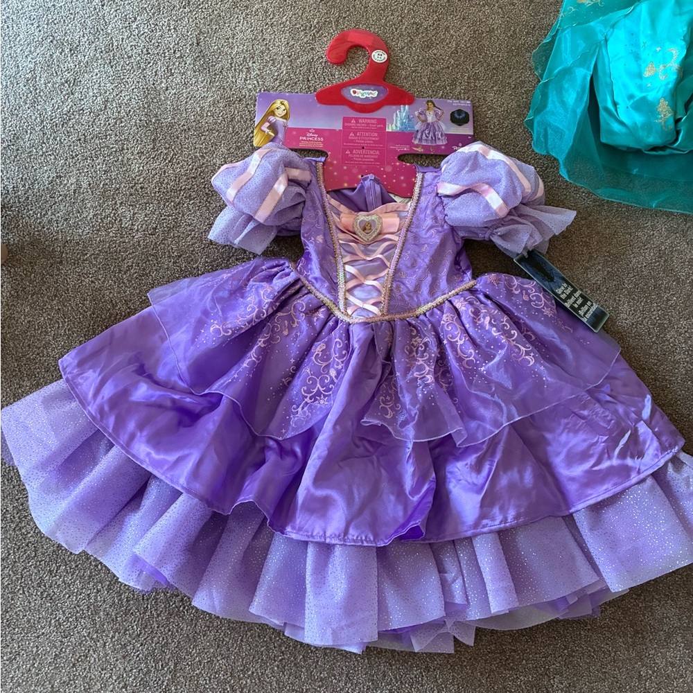 Disney Princess Rapunzel Lavender Princess Dress Costume